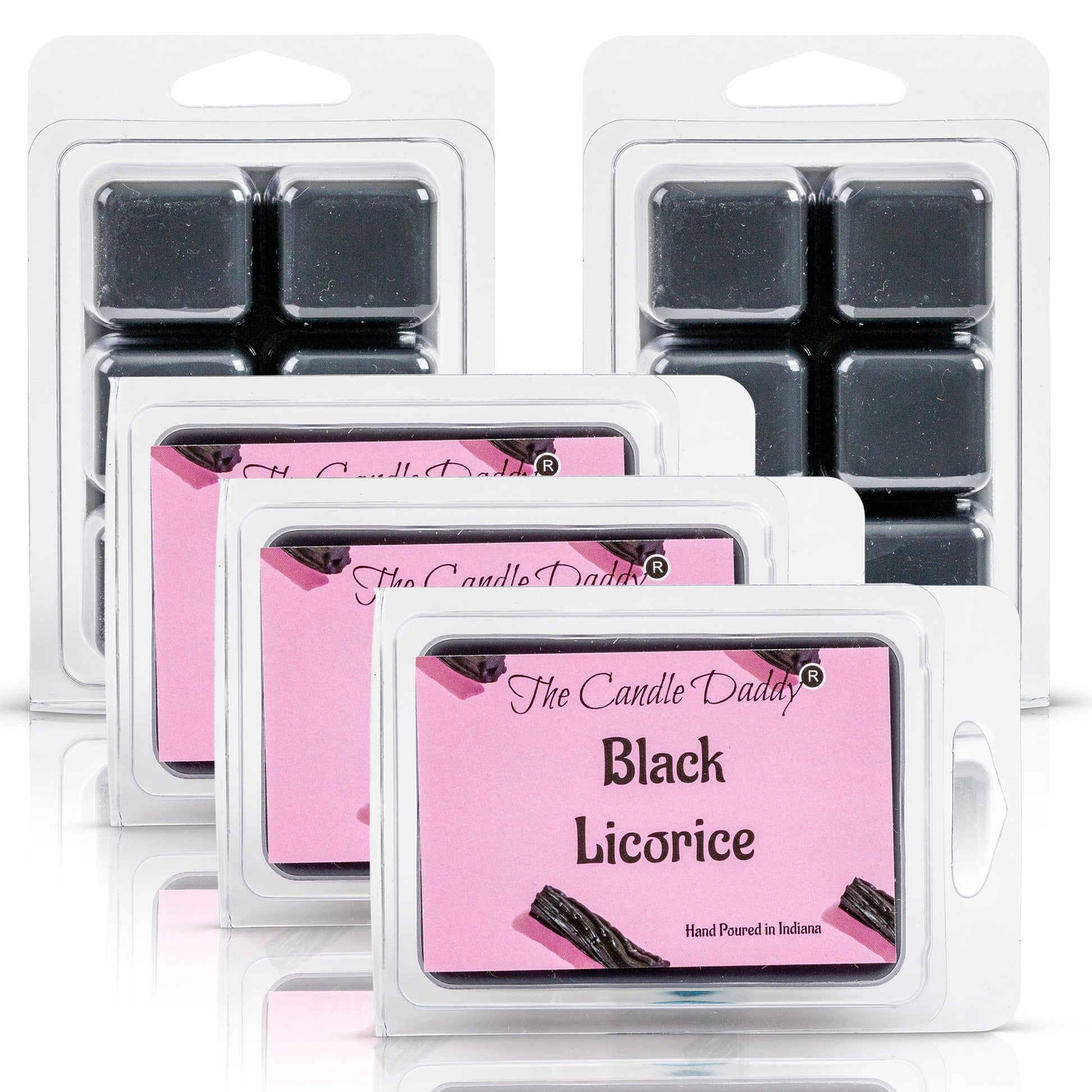 Black Licorice Scented Wax Melt - 1 Pack - 2 Ounces - 6 Cubes - The Candle Daddy