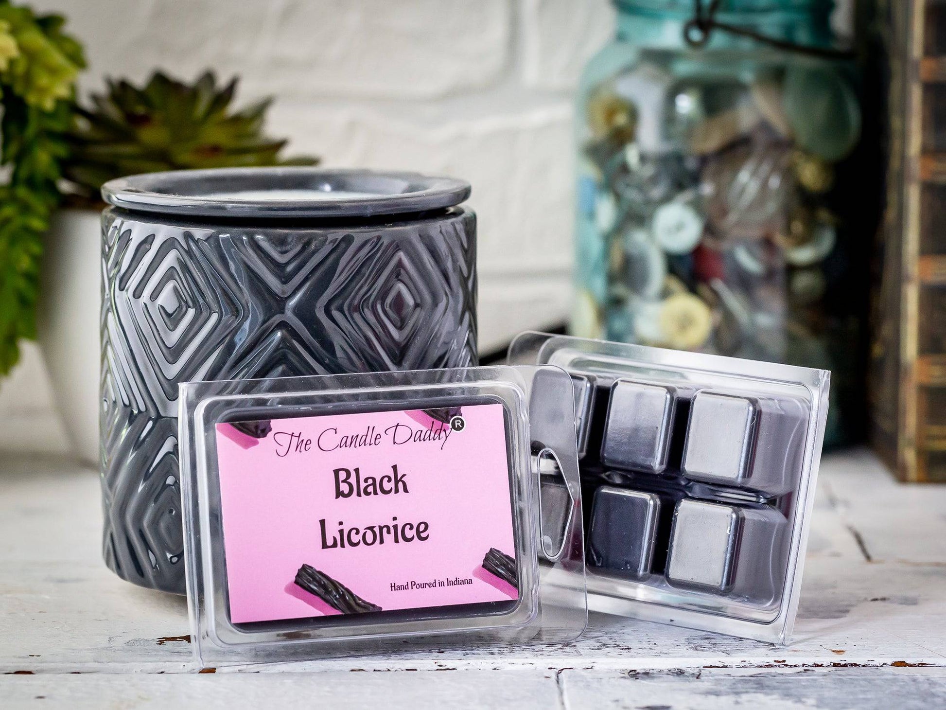 Black Licorice Scented Wax Melt - 1 Pack - 2 Ounces - 6 Cubes - The Candle Daddy