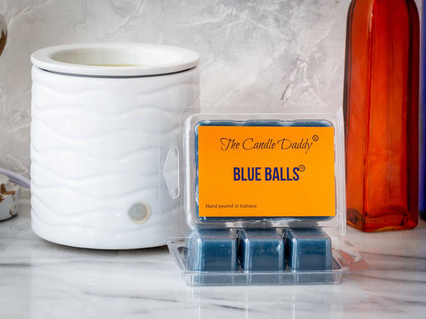 5 Pack - Blue Balls - Blueberry Scented Wax Melts Cubes - 2 Ounces x 5 Packs = 10 Ounces - The Candle Daddy