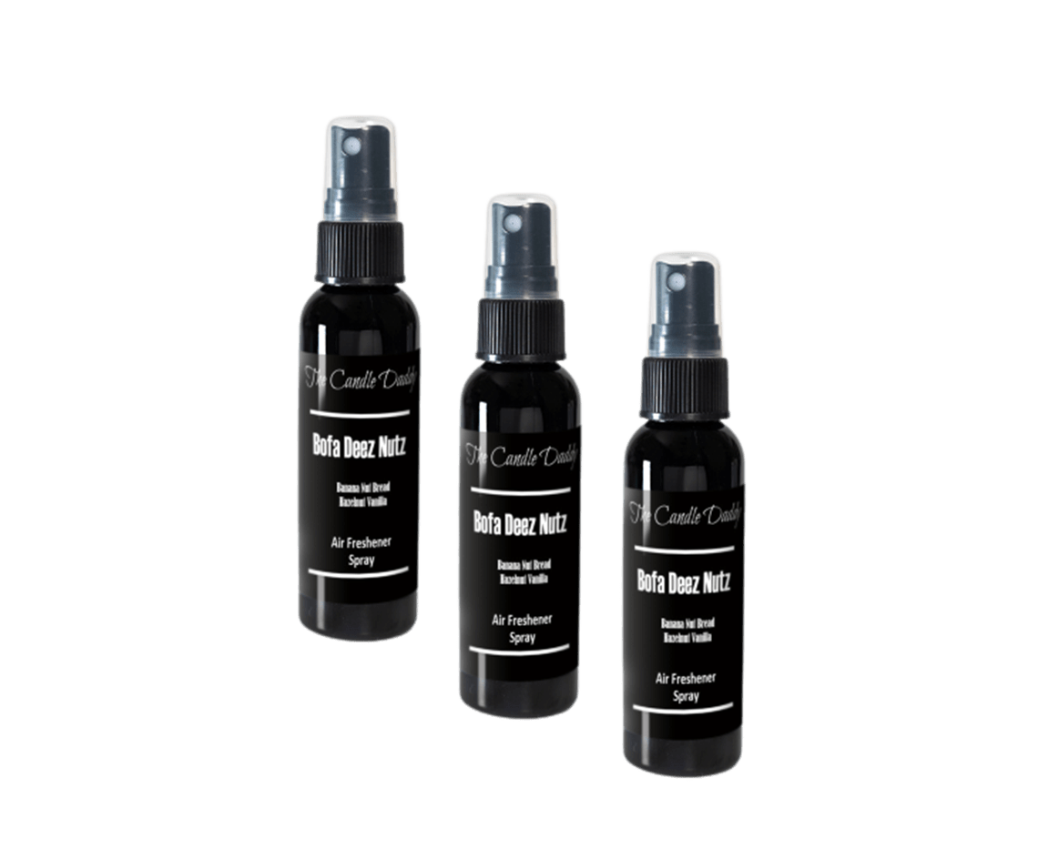 3 Pack - Bofa Deez Nutz Spray - Banana Nut Bread Scented - Room/Car Air Freshener Spray – (3) 2 Ounce Spray Bottles - The Candle Daddy