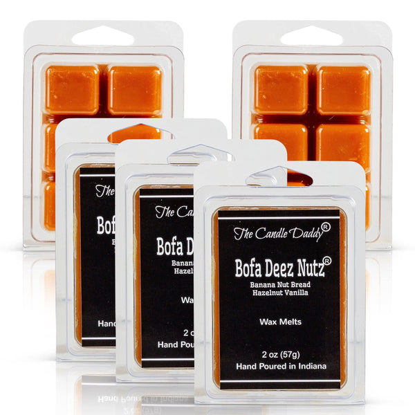 Bofa Deez Nutz Banana Nut Bread Scented Wax Melt Cubes - 5 Packs Of Scented Wax Melts - Hand Poured In Indiana - The Candle Daddy