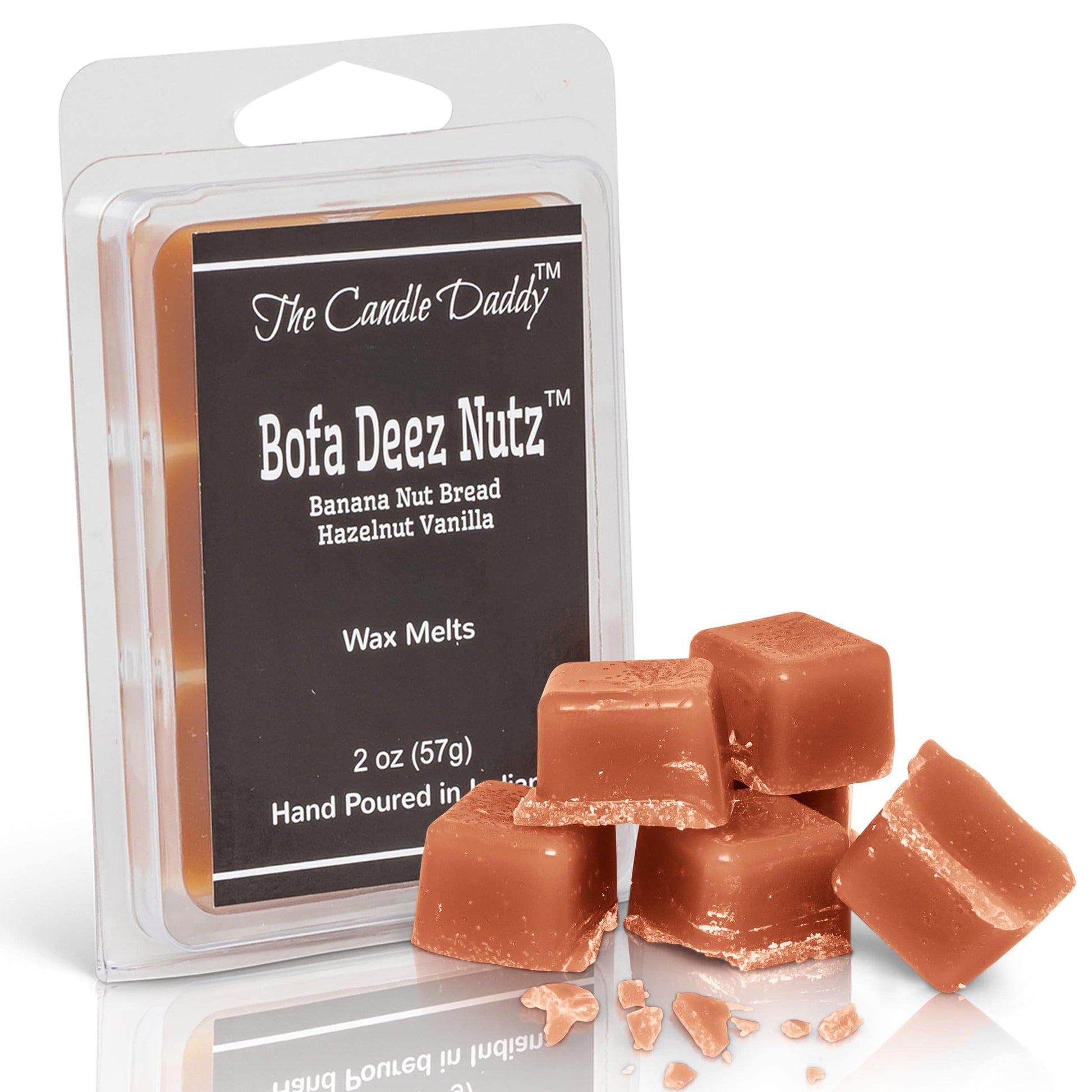 Bofa Deez Nutz Banana Nut Bread Scented Wax Melt Cubes - 5 Packs Of Scented Wax Melts - Hand Poured In Indiana - The Candle Daddy