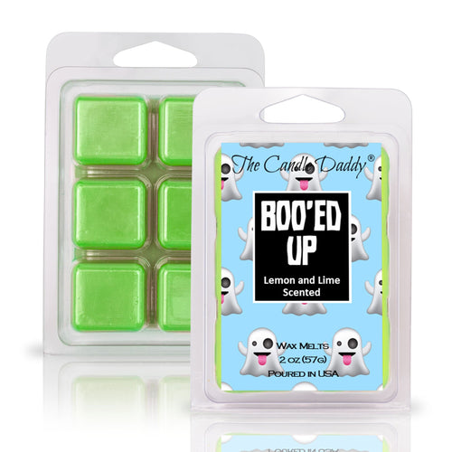 Boo'ed Up - Ghostly Lemon and Lime Scented Halloween Wax Melt - 1 Pack - 2 Ounces - 6 Cubes - Blowout