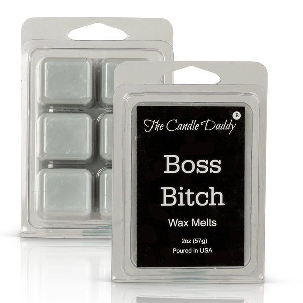 5 Pack - Boss Bitch - Apple Maple Bourbon Scent - Maximum Scented Wax Melts - 2 Ounces x 5 Packs = 10 Ounces - The Candle Daddy