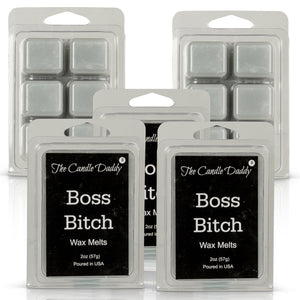 5 Pack - Boss Bitch - Apple Maple Bourbon Scent - Maximum Scented Wax Melts - 2 Ounces x 5 Packs = 10 Ounces - The Candle Daddy