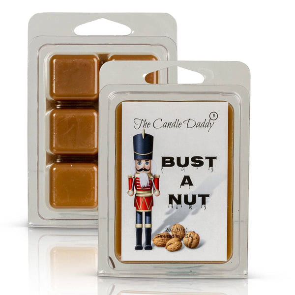 FREE SHIPPING - Bust A Nut - Funny Christmas Banana Nut Bread Scented Wax Melt -1 Pack - 2 Ounces - 6 Cubes