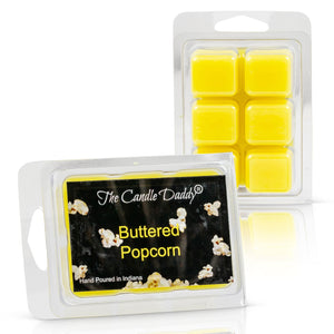 5 Pack - Buttered Popcorn - Movie Theatre Treat Scented Wax Melt - 2 Ounces x 5 Packs = 10 Ounces - The Candle Daddy