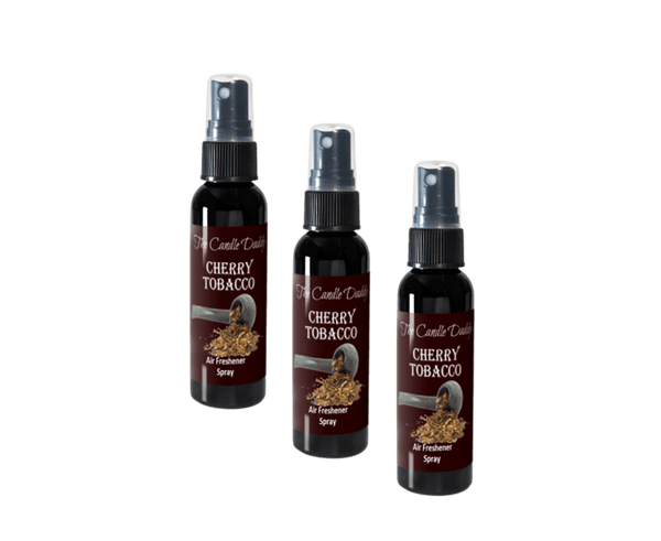 3 Pack - Cherry Tobacco Spray - Cherry Tobacco Scented - Room/Car Air Freshener Spray – (3) 2 Ounce Spray Bottles - The Candle Daddy