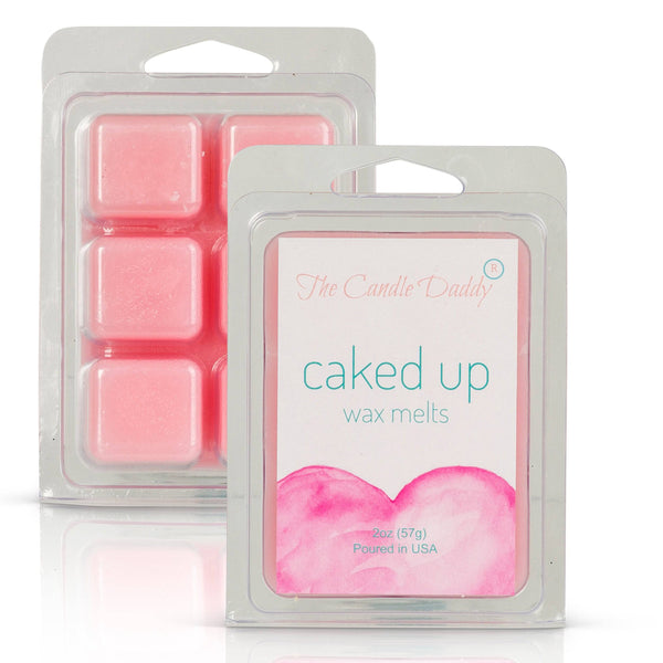 FREE SHIPPING - Caked Up - Birthday Cake Scent - Maximum Scent Wax Melt Cubes - 2 Ounces Per Package