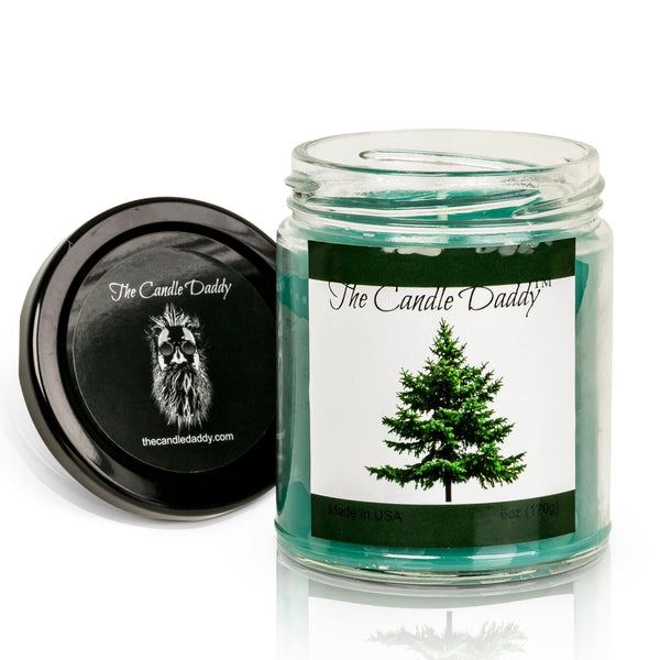 FREE SHIPPING - Pine Tree Christmas Holiday Candle - Funny Blue Spruce Pine Tree Scented Candle - Funny Holiday Candle for Christmas, New Years - Long Burn Time, Holiday Fragrance, Hand Poured in USA - 6oz