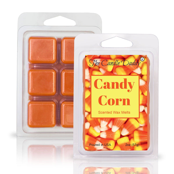 Candy Corn - Halloween Candy Corn Scented Wax Melt - 1 Pack - 2 Ounces - 6 Cubes - The Candle Daddy