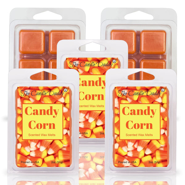 Candy Corn - Halloween Candy Corn Scented Wax Melt - 1 Pack - 2 Ounces - 6 Cubes - The Candle Daddy