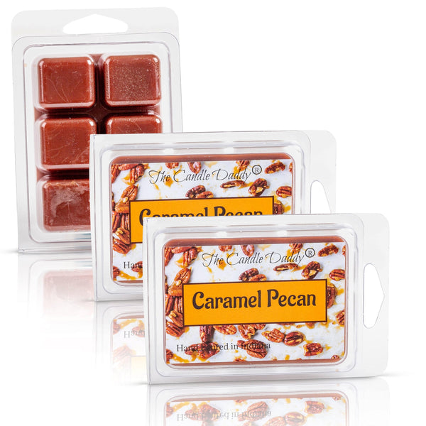 Caramel Pecan Scented Wax Melt - 1 Pack - 2 Ounces - 6 Cubes - The Candle Daddy