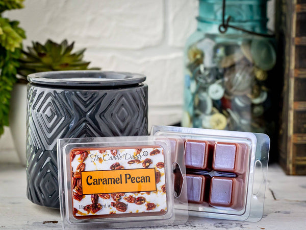 5 Pack - Caramel Pecan Scented Wax Melt - 2 Ounces x 5 Packs = 10 Ounces - The Candle Daddy