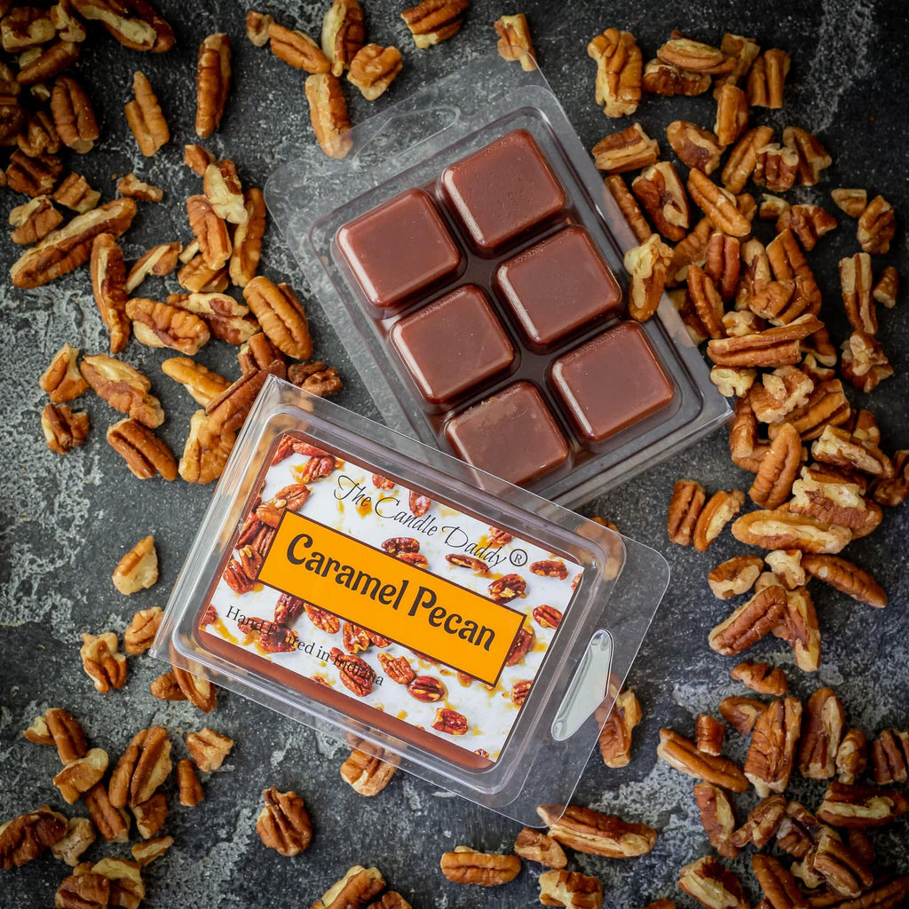 5 Pack - Caramel Pecan Scented Wax Melt - 2 Ounces x 5 Packs = 10 Ounces - The Candle Daddy