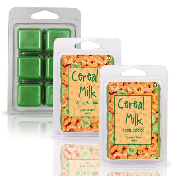 FREE SHIPPING - Cereal Milk - Apple Cereal Version Scented Wax Melt - 1 Pack - 2 Ounces - 6 Cubes