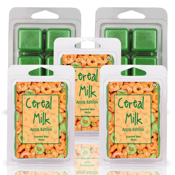 Cereal Milk - Apple Cereal Version Scented Wax Melt - 1 Pack - 2 Ounces - 6 Cubes - The Candle Daddy