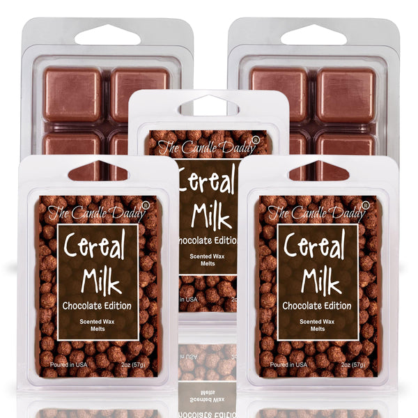Cereal Milk - Chocolate Version Scented Wax Melt - 1 Pack - 2 Ounces - 6 Cubes - The Candle Daddy