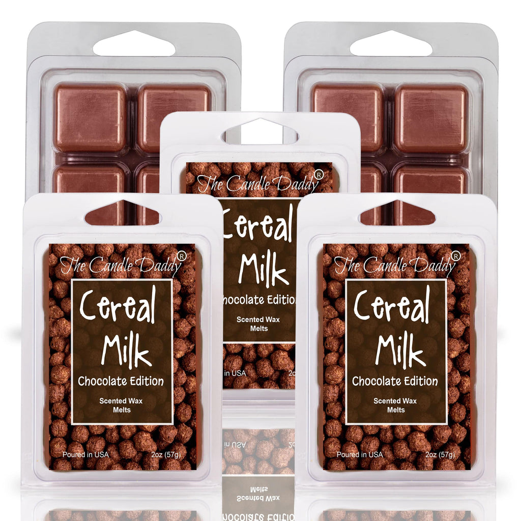 Cereal Milk - Chocolate Version Scented Wax Melt - 1 Pack - 2 Ounces - 6 Cubes - The Candle Daddy