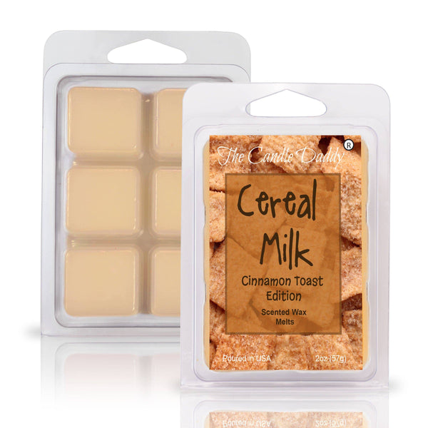 FREE SHIPPING - Cereal Milk - Cinnamon Toast Version Scented Wax Melt - 1 Pack - 2 Ounces - 6 Cubes