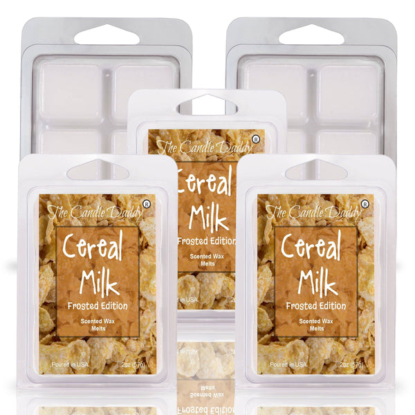 Cereal Milk - Frosted Cereal Version Scented Wax Melt - 1 Pack - 2 Ounces - 6 Cubes - The Candle Daddy