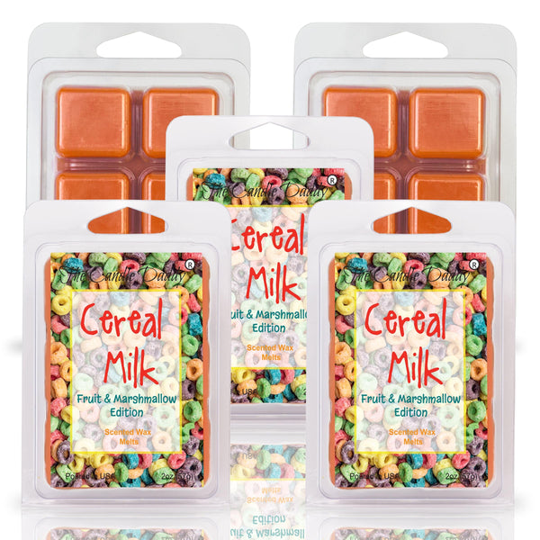 Cereal Milk - Fruit & Marshmallow Cereal Version Scented Wax Melt - 1 Pack - 2 Ounces - 6 Cubes - The Candle Daddy