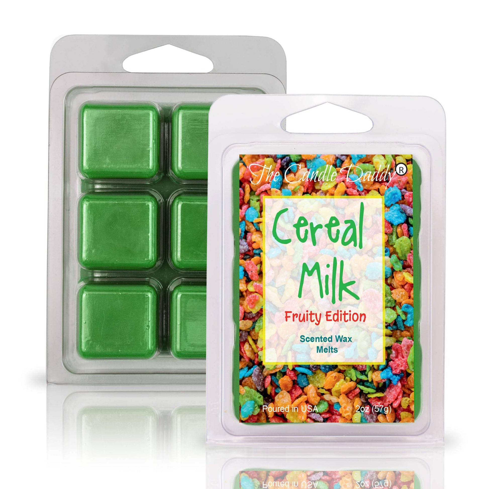 Cereal Milk - Fruity Version Scented Wax Melt - 1 Pack - 2 Ounces - 6 Cubes - The Candle Daddy