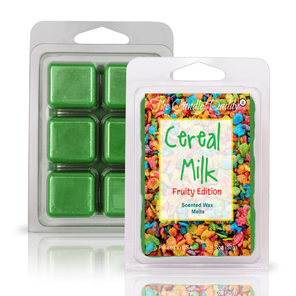 FREE SHIPPING - Cereal Milk - Fruity Version Scented Wax Melt - 1 Pack - 2 Ounces - 6 Cubes
