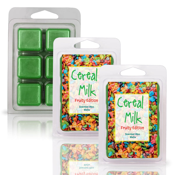 Cereal Milk - Fruity Version Scented Wax Melt - 1 Pack - 2 Ounces - 6 Cubes - The Candle Daddy