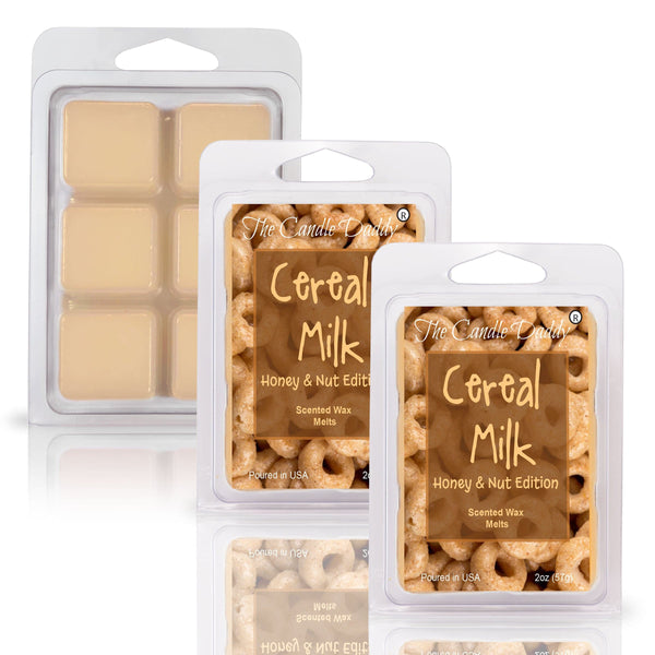 Cereal Milk - Honey Nut Cereal Version Scented Wax Melt - 1 Pack - 2 Ounces - 6 Cubes - The Candle Daddy