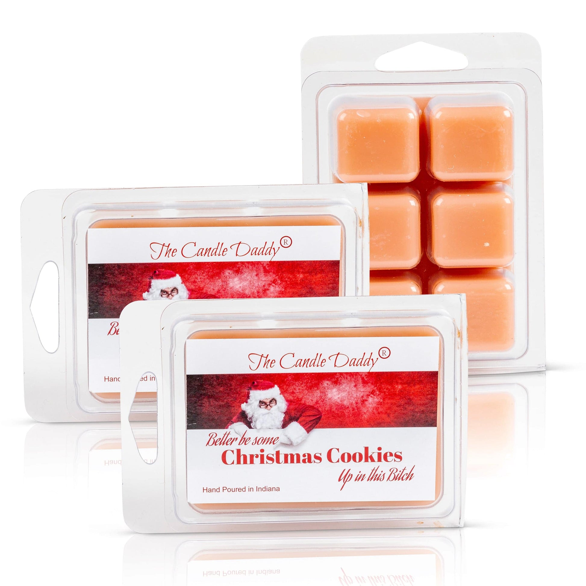 Better Be Some Cookies Up In This Bitch - Christmas Chocolate Chip Cookie Scent - 1 Pack - 2 Ounces - 6 Cubes - The Candle Daddy