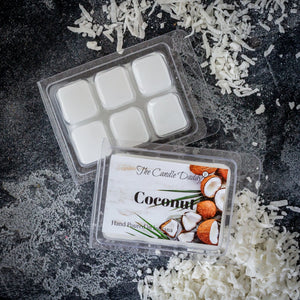 Coconut Scented Wax Melt - 1 Pack - 2 Ounces - 6 Cubes - The Candle Daddy