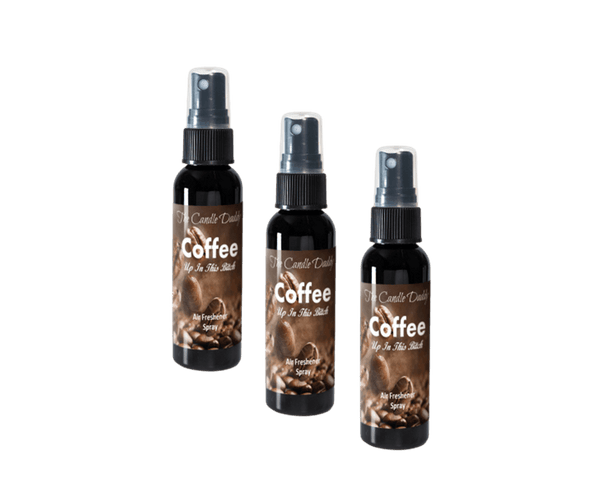 3 Pack - Coffee Up In This Bitch Spray - Coffee Scented - Room/Car Air Freshener Spray – (3) 2 Ounce Spray Bottles - The Candle Daddy