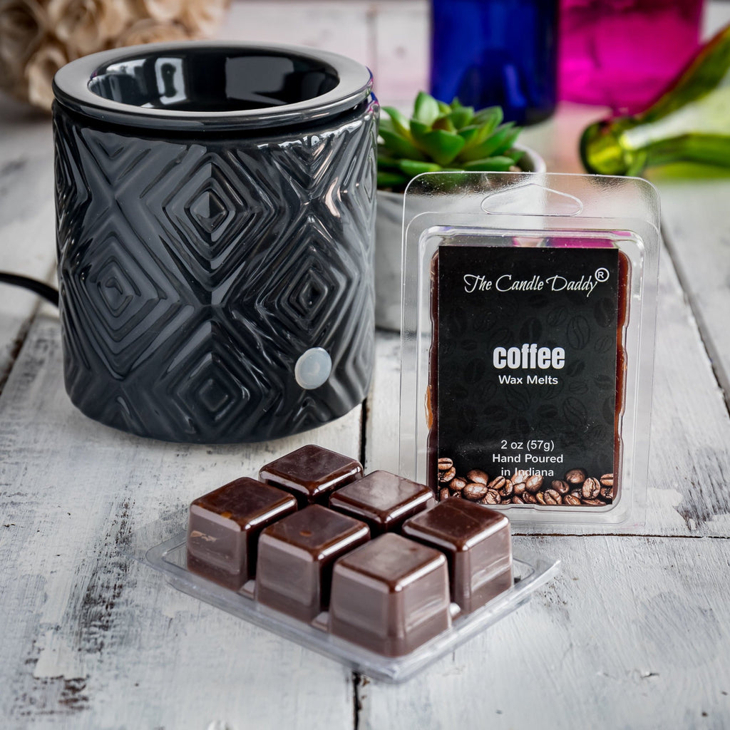 Coffee Scented Melt- Maximum Scent Wax Cubes/Melts- 1 Pack -2 Ounces- 6 Cubes - The Candle Daddy