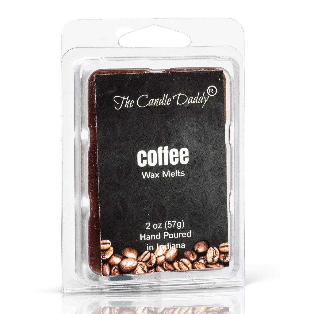 Coffee Scented Melt- Maximum Scent Wax Cubes/Melts- 1 Pack -2 Ounces- 6 Cubes - The Candle Daddy