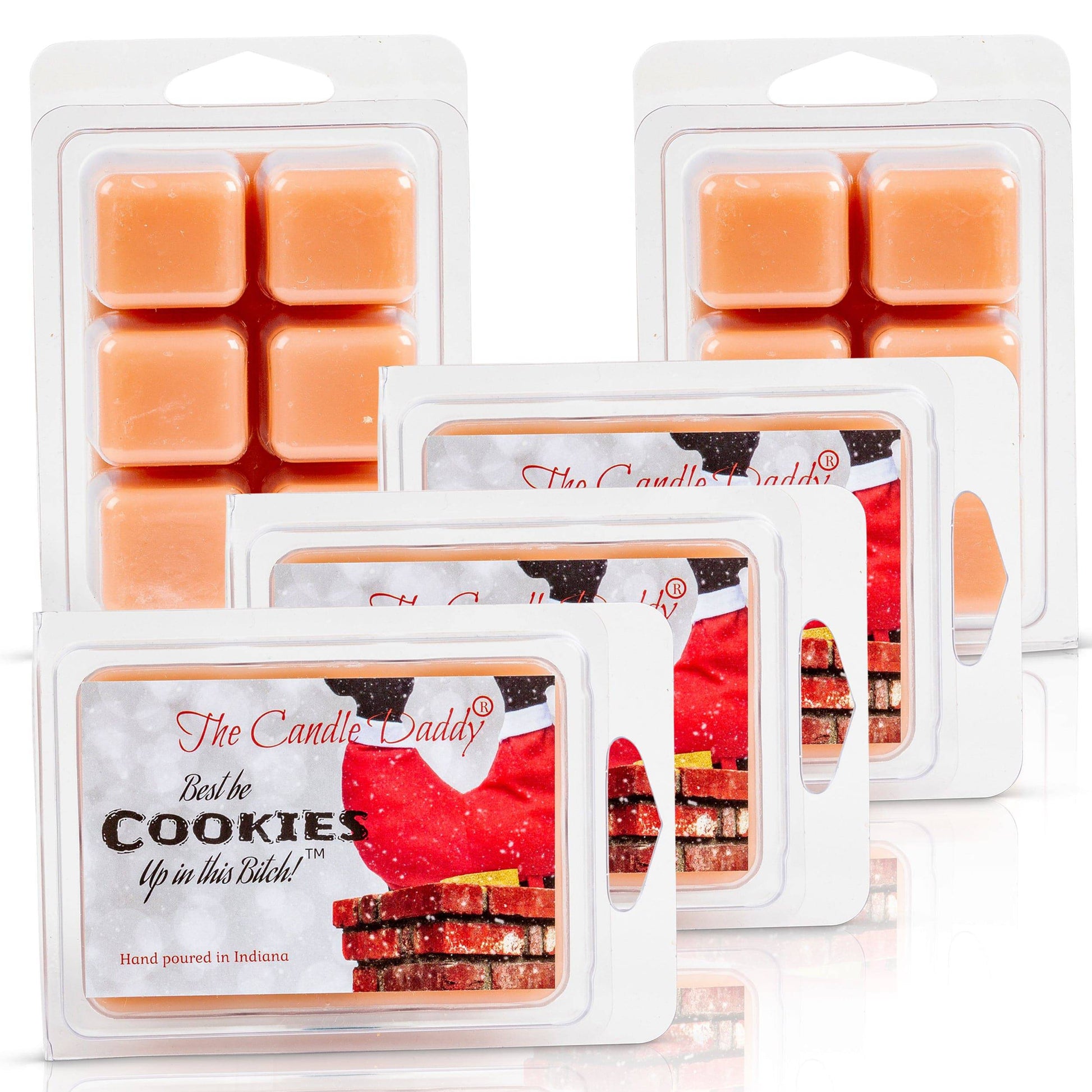 Best Be Cookies Up in This Bitch - Funny Christmas Snickerdoodle Scented Wax Melt - 1 Pack - 2 Ounces - 6 Cubes - The Candle Daddy