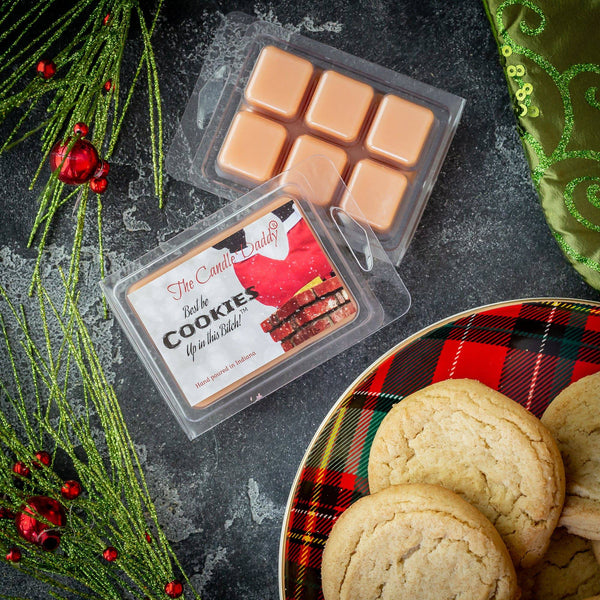 5 Pack - Best Be Cookies Up In This Bitch - Chocolate Chip Christmas Cookie Scented - 30 Cubes - 10 Ounces Total - The Candle Daddy