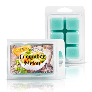 Cucumber Melon Scented Wax Melt - 1 Pack - 2 Ounces - 6 Cubes - The Candle Daddy