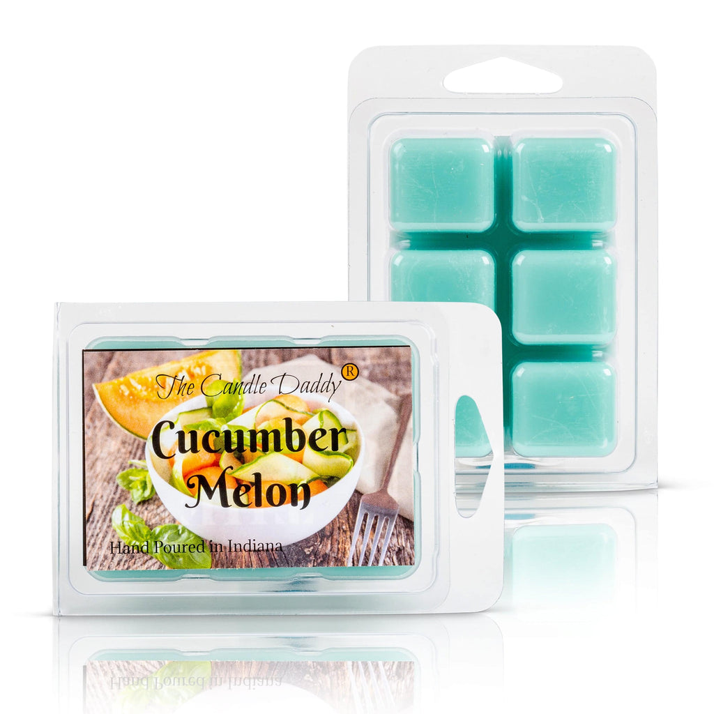 5 Pack - Cucumber Melon Scented Wax Melt - 2 Ounces x 5 Packs = 10 Ounces - The Candle Daddy