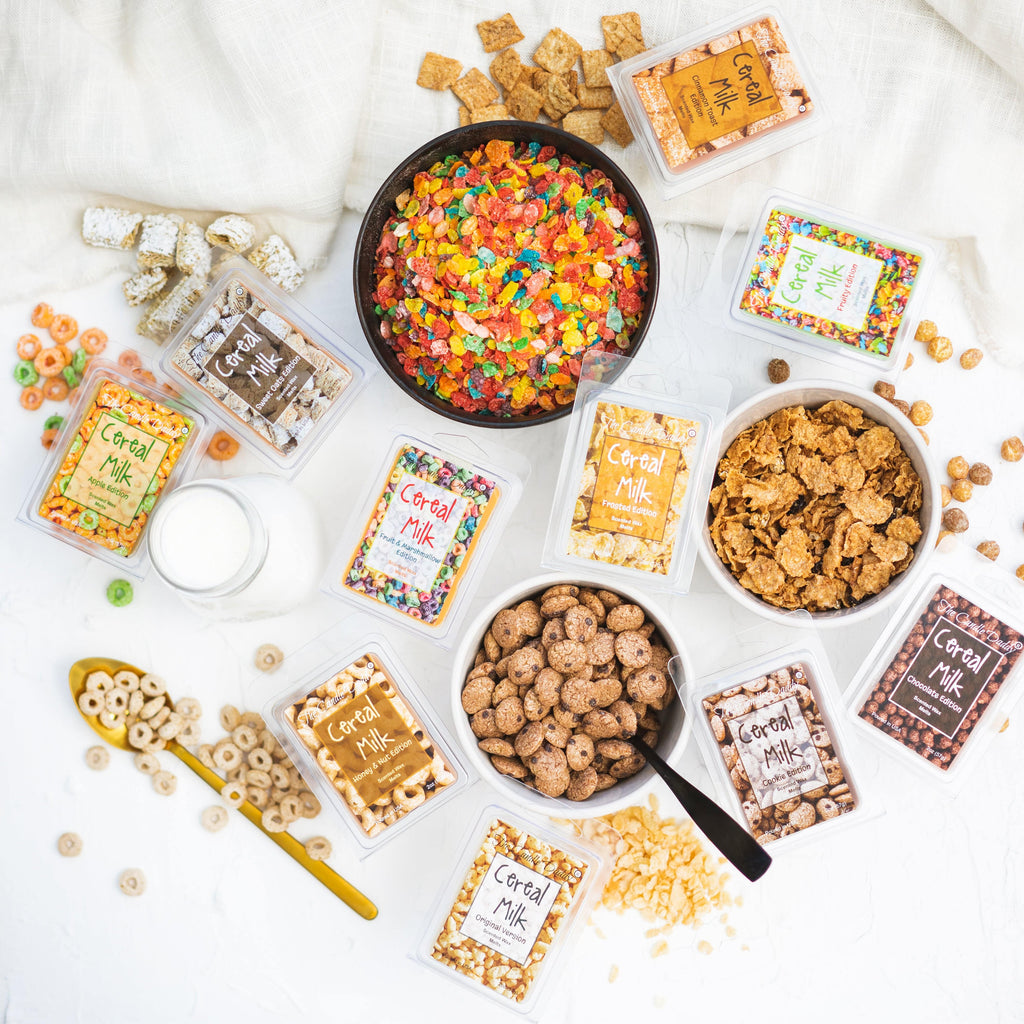 Cereal Milk 10 Pack Variety Set - 10 Amazing Cereal Milk Scented Wax Melts - 60 Total Cubes - 20 Total Ounces - The Candle Daddy