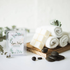 Spa Day - Relaxing Aroma Therapy Eucalyptus Scented Wax Melt - 1 Pack - 2 Ounces - 6 Cubes - The Candle Daddy