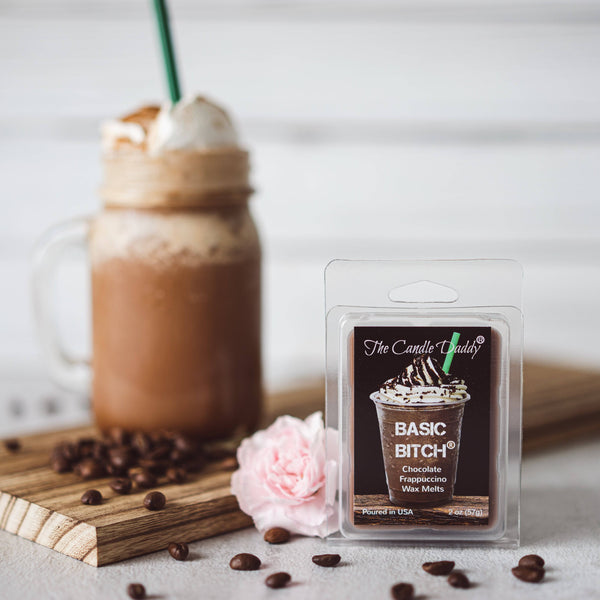 Basic Bitch - Chocolate Frappuccino Scented Wax Melt - 1 Pack - 2 Ounces - 6 Cubes - The Candle Daddy