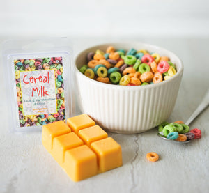 Cereal Milk - Fruit & Marshmallow Cereal Version Scented Wax Melt - 1 Pack - 2 Ounces - 6 Cubes - The Candle Daddy