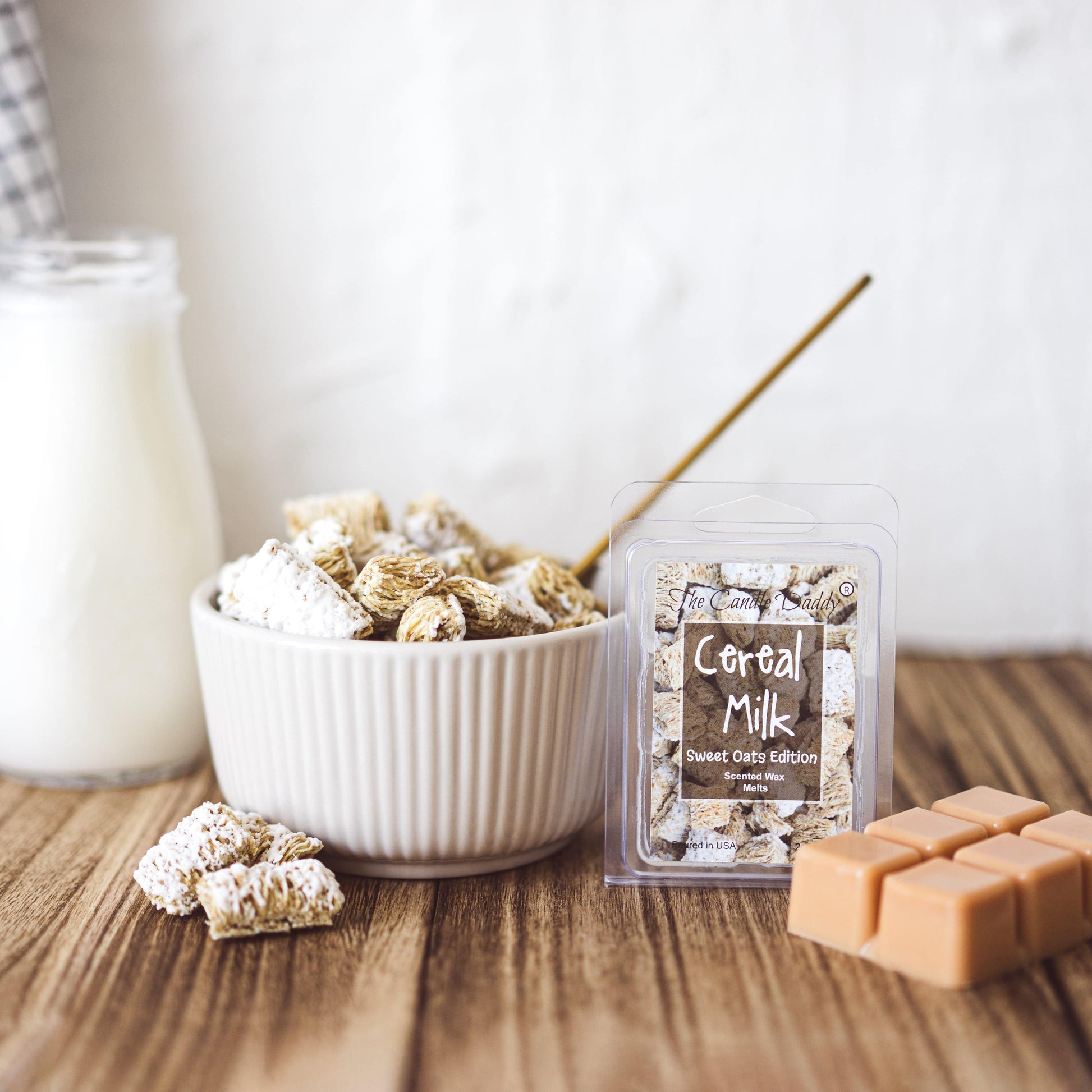 Cereal Milk - Sweet Oats Cereal Version Scented Wax Melt - 1 Pack - 2 Ounces - 6 Cubes - The Candle Daddy