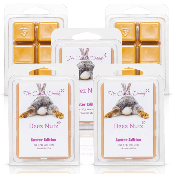 FREE SHIPPING - Deez Nutz - Easter Edition - Banana Nut Bread Scented - Maximum Scent Wax Cubes/Melts - 1 Pack - 2 Ounces - 6 Cubes