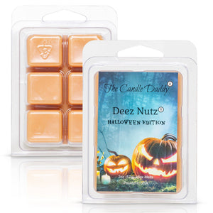 Deez  Nutz - Spooky Halloween Edition - Banana Nut Bread Scented Melt - Maximum Scent Wax Cubes/Melts - 1 Pack - 2 Ounces - 6 Cubes - The Candle Daddy