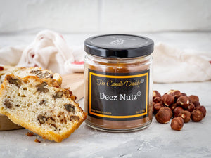 Deez Nutz - Banana Nut Bread Scented 6 Ounce Candle - The Candle Daddy - Hand Poured In Indiana - The Candle Daddy