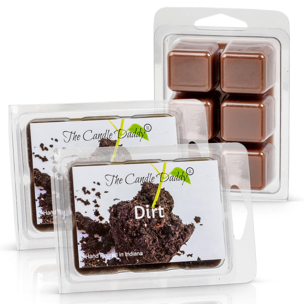Dirt - Fresh Soil Scented Wax Melt - 1 Pack - 2 Ounces - 6 Cubes - The Candle Daddy