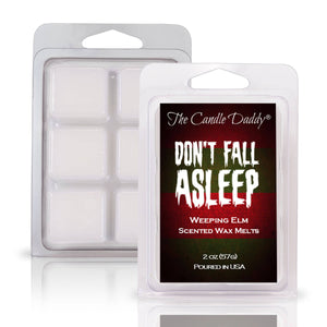 Don't Fall Asleep - Eerie Weeping Elm Scented Horror Movie Wax Melt - 1 Pack - 2 Ounces - 6 Cubes - The Candle Daddy