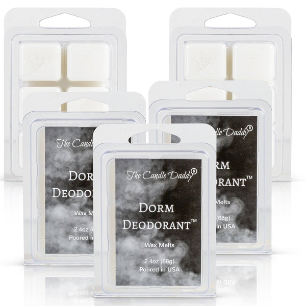 5 Pack - Dorm Deodorant - Enzyme-Infused Odor Eliminator Wax Melt - 2 Ounces x 5 Packs = 10 Ounces - The Candle Daddy